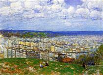 View of New York from the Top of Fort George - Childe Hassam