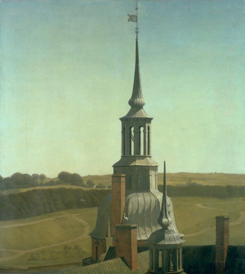 One of the Small Towers on Frederiksborg Castle, 1834 - 1835 - Christen Købke