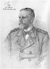 Portrait of Eduard von Knorr - Christian Wilhelm Allers