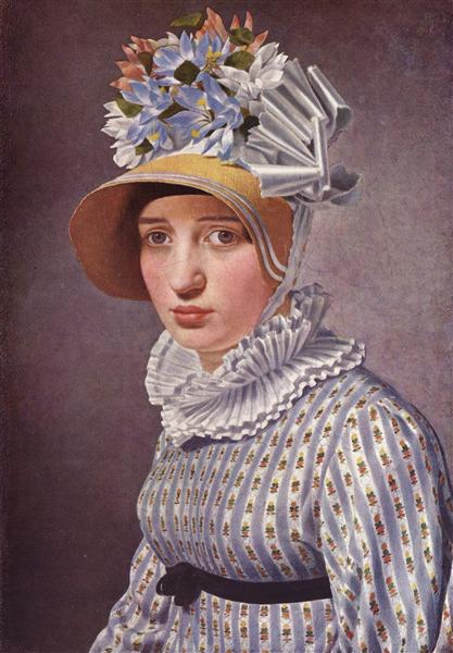 Portrait de Anna Maria Magnani, 1814 - Christoffer Wilhelm Eckersberg
