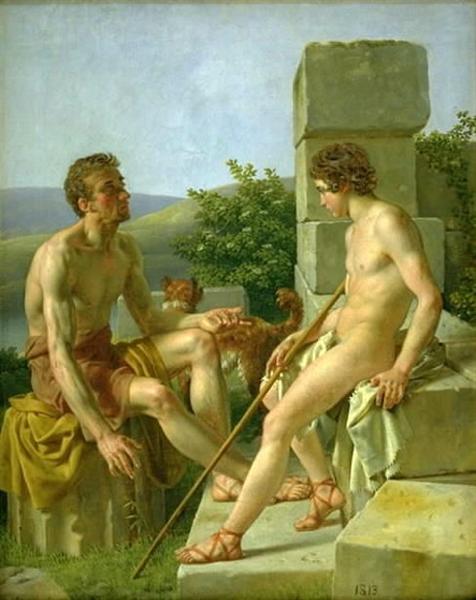 Two Shepherds, 1813 - Кристофер Вильхельм Эккерсберг