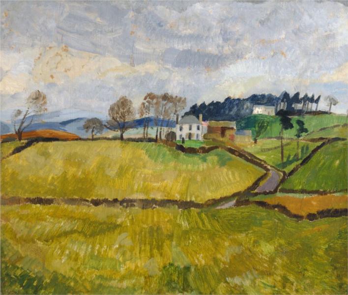 Cumberland Landscape (Northrigg Hill), 1928 - Christopher Wood