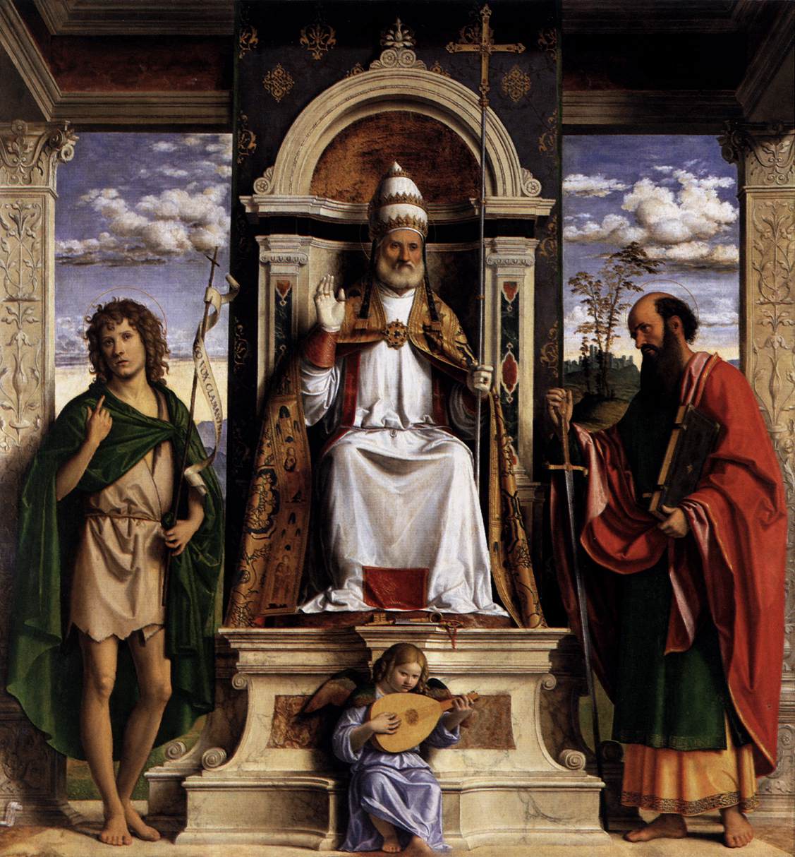 St. Peter Enthroned with Saints - Cima da Conegliano ...