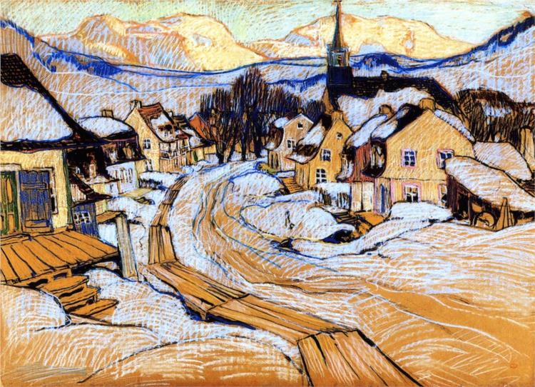Laurentian Village, 1925 - Clarence Gagnon