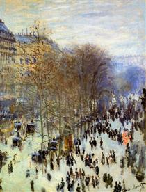 monet boulevard - Claude Monet