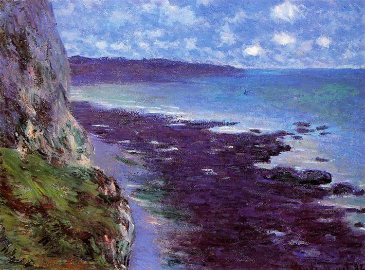 Cliff near Dieppe, 1882 - Claude Monet