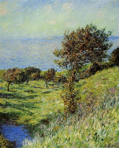 Cliffs of Varengeville, Gust of Wind, 1881 - Claude Monet