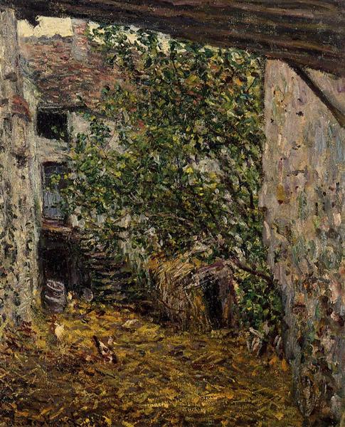 Farmyard, 1878 - Клод Моне