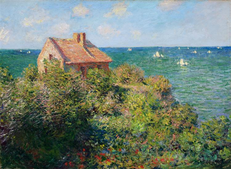 Fisherman's Cottage at Varengeville, 1882 - Claude Monet