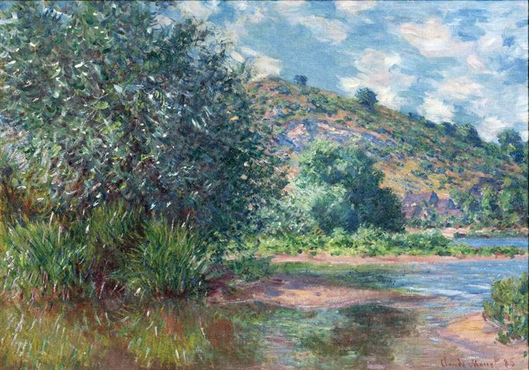 Landscape at Port-Villez, 1885 - Клод Моне