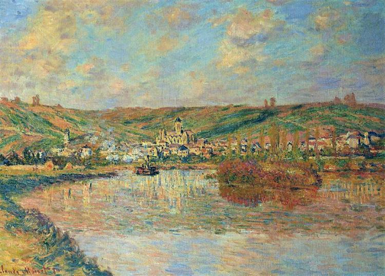 Late Afternoon in Vetheuil, 1880 - Claude Monet