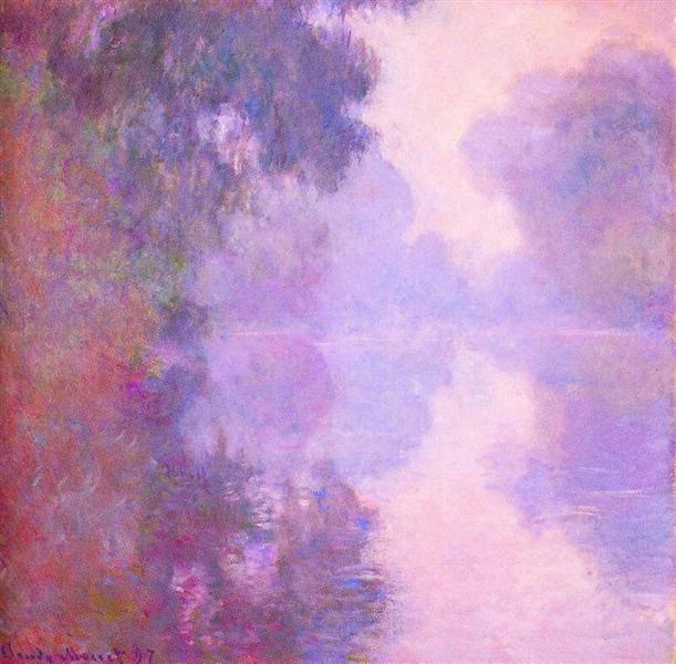 Misty Morning on the Seine, 1897 - Claude Monet - WikiArt.org