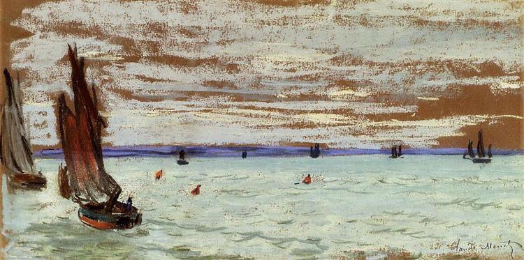Open Sea, 1866 - 莫內