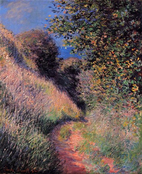 Path at Pourville, 1882 - Клод Моне