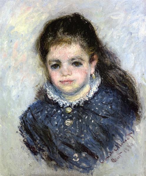 Portrait of Jeanne Serveau, 1880 - 莫內