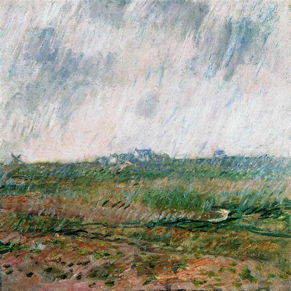 Rain in Belle-Ile, 1886 - 莫內