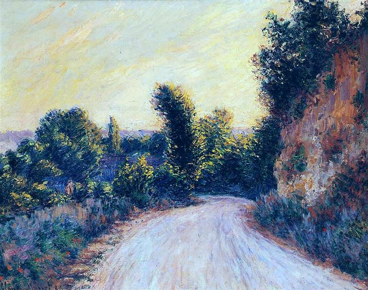 Road near Giverny, 1885 - Клод Моне