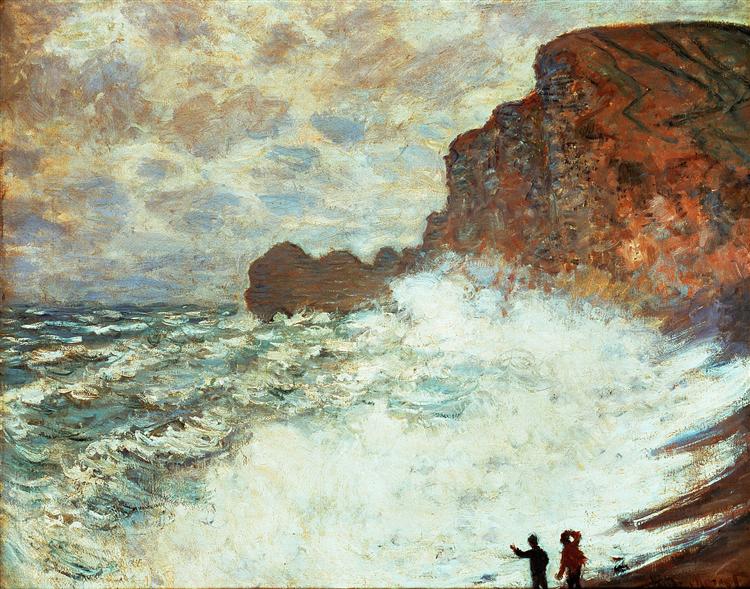 Stormy Seascape, 1883 - 莫內