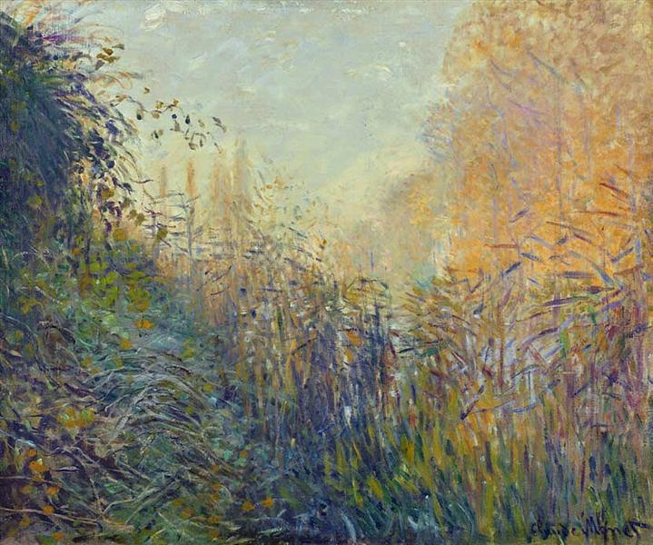 Study Rushes at Argenteuil, 1876 - Claude Monet