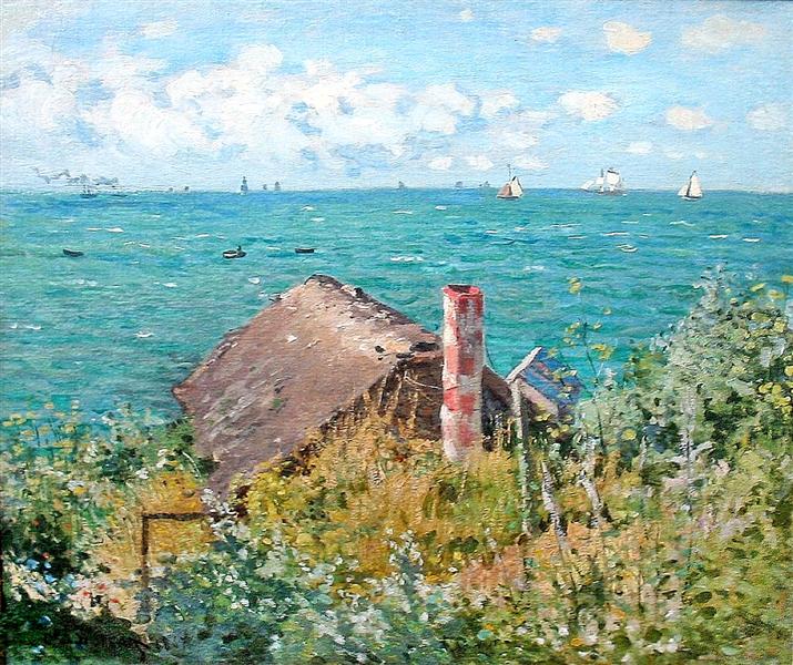 The Cabin at Saint-Adresse, 1867 - Claude Monet