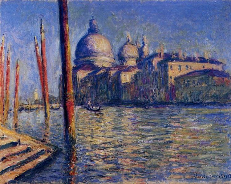 The Grand Canal and Santa Maria della Salute, 1908 - Клод Моне