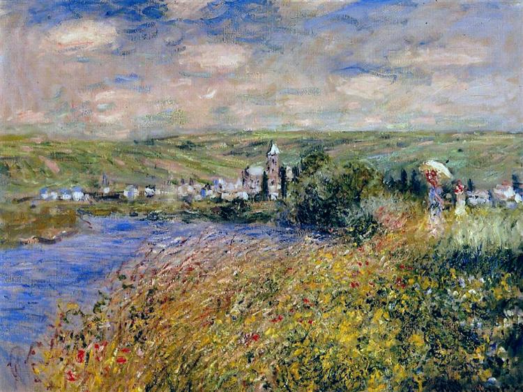 Vetheuil Seen from Ile Saint Martin, 1880 - Claude Monet