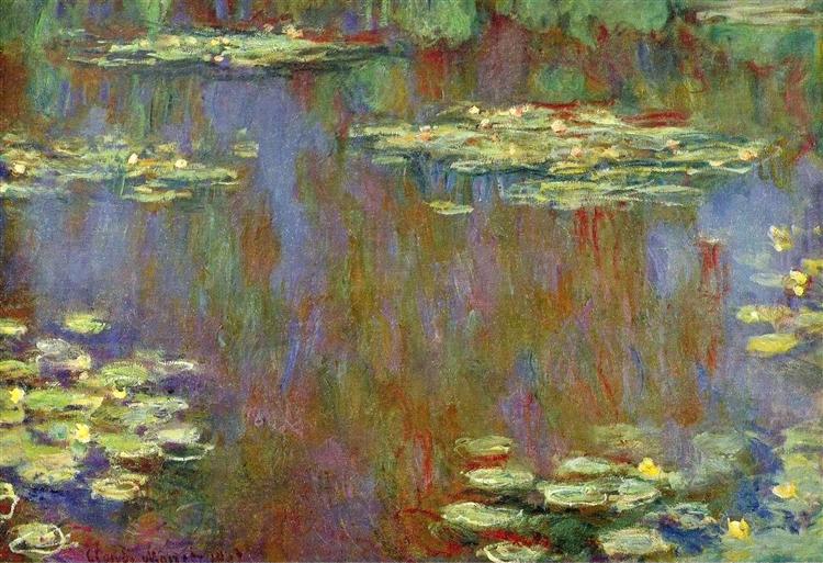 Водяные лилии, 1906 - 1907 - Клод Моне