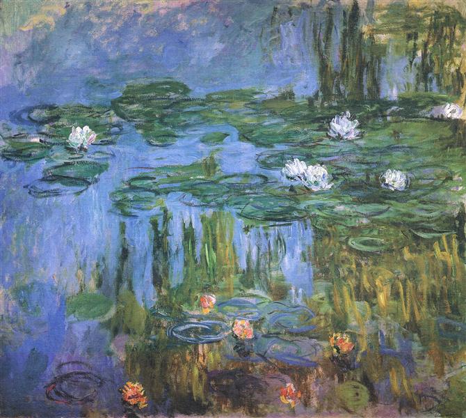 Водяные лилии, 1914 - 1915 - Клод Моне