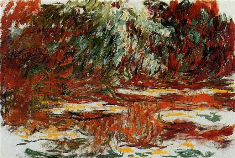 Пруд с водяными лилиями, 1918 - 1919 - Клод Моне