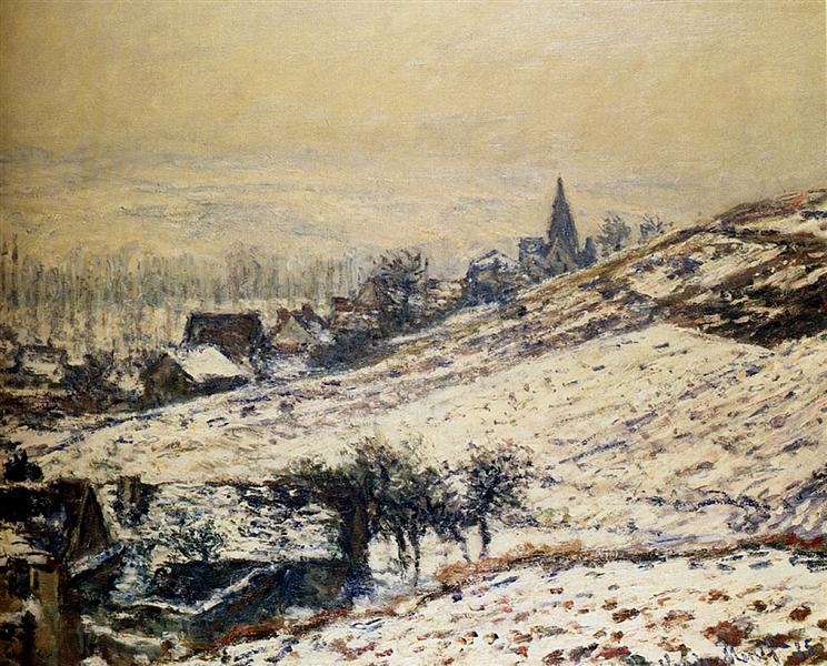 Зима в Живерни, 1885 - Клод Моне