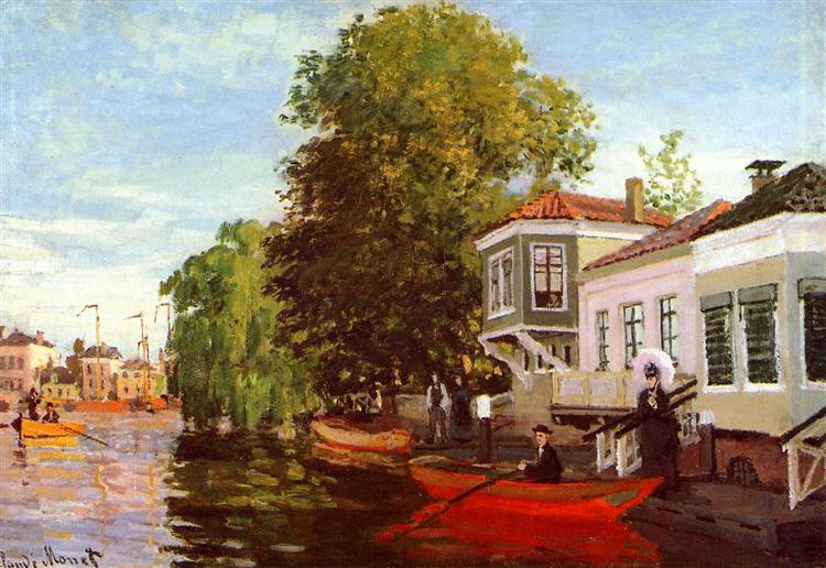 Zaan at Zaandam, 1871 - Claude Monet