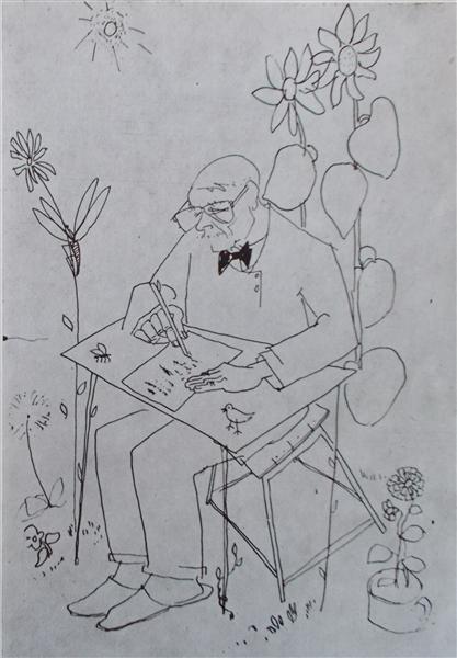 Illustration for Tudor Arghezi's Good Morning, Springtime - Костянтин Пілуца