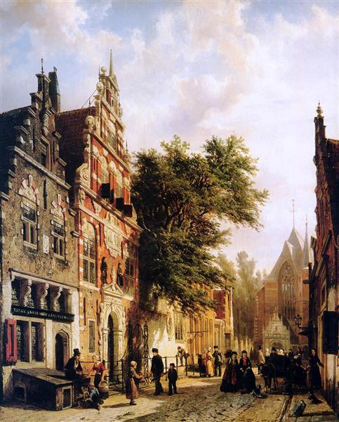 Weeshuis in Enkhuizen - Cornelis Springer
