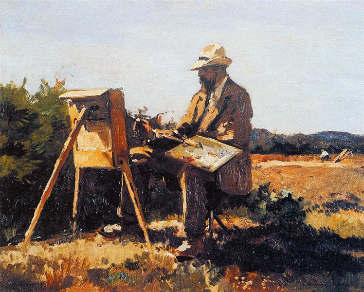 Painter Jan Bakker At Work - Cornelis Vreedenburgh