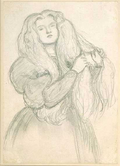 Annie Miller, 1877 - Данте Габриэль Россетти