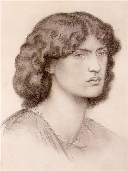 Jane Morris, 1869 - 1870 - Dante Gabriel Rossetti