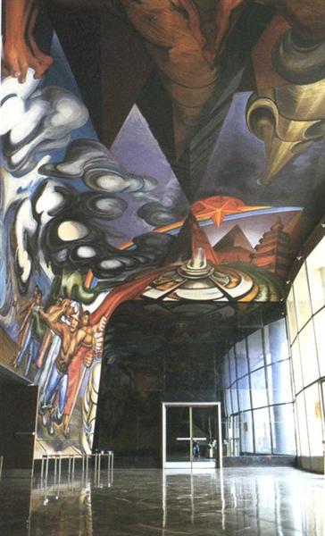 For the Complete Safety of all Mexicans on Work, 1952 - 1954 - David Alfaro Siqueiros