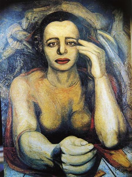 Portrait of Angelica, 1947 - Давид Альфаро Сикейрос