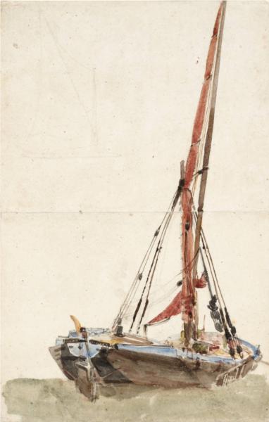 A Ship, 1851 - David Cox