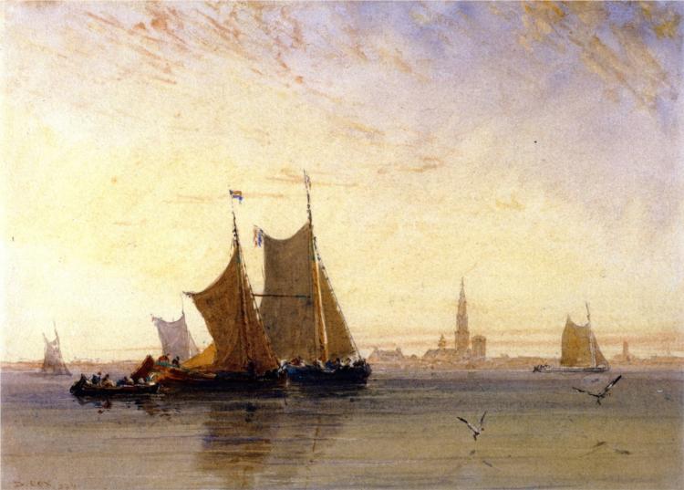 Antwerp, Morning, 1832 - David Cox