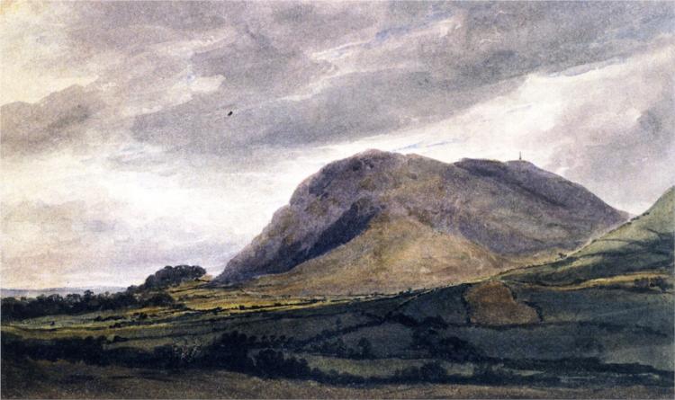 The Breiddin Hills, near Welshpool, 1815 - Дэвид Кокс