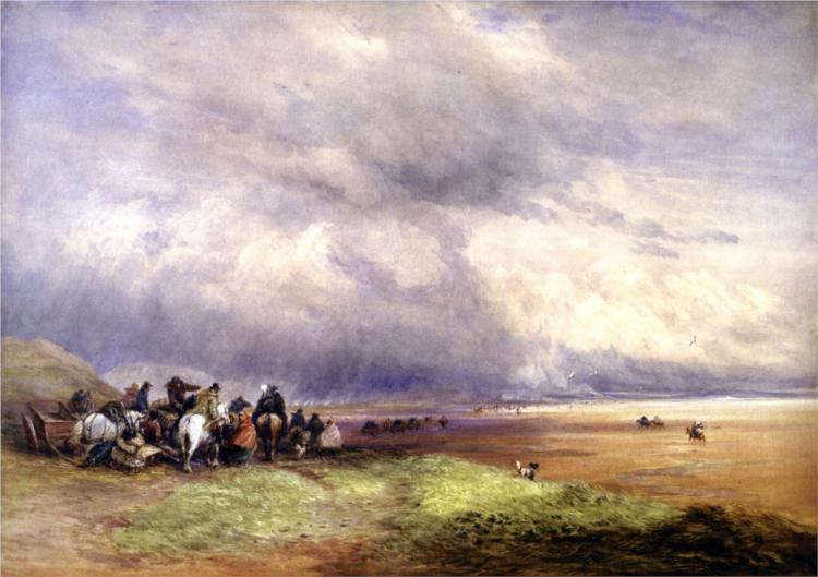 Ulverston Sands, 1835 - Дэвид Кокс