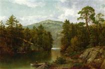 A View on Lake George - Дэвид Джонсон