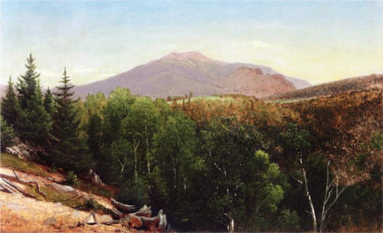 Mount Lafayette, New Hampshire, 1871 - Дэвид Джонсон
