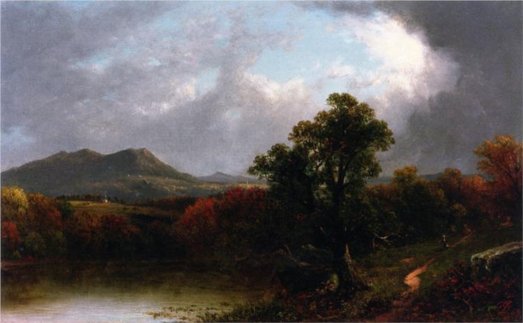 Passing Storm Clouds, 1869 - Девід Джонсон