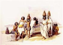 Nubian Women at Korti - Дэвид Робертс