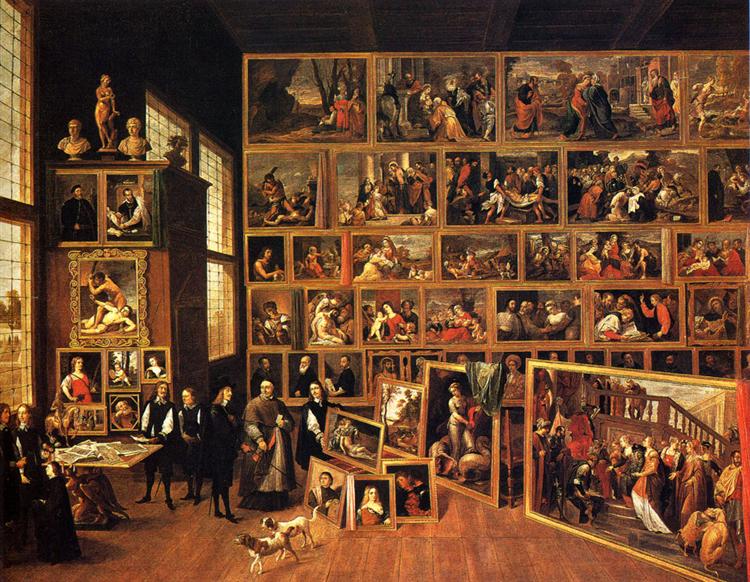 Archduke Leopold's Gallery, 1651 - David Teniers, o Jovem