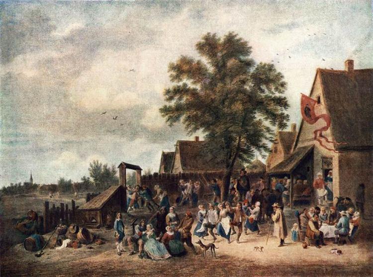 The Village Feast, 1646 - Давид Тенирс Младший