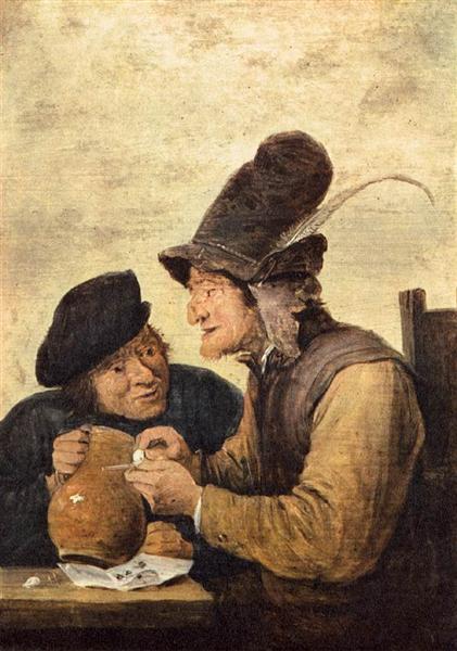 Two Drunkards, c.1635 - David Teniers the Younger