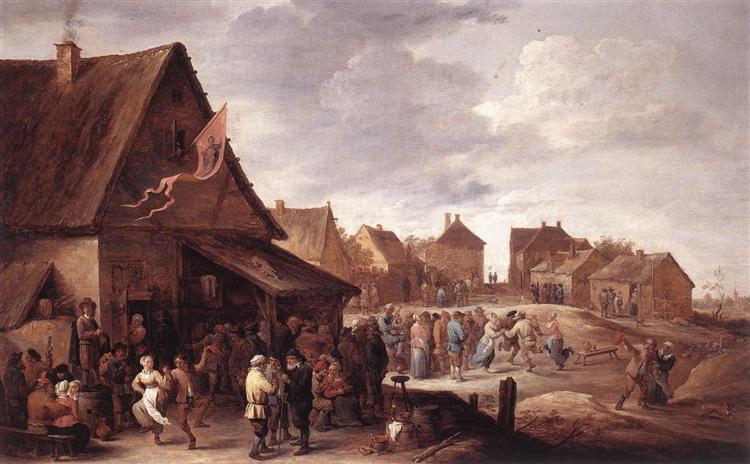 Village Feast - David Teniers, o Jovem
